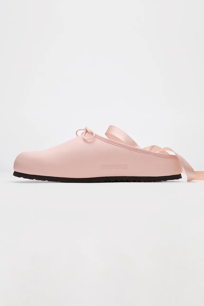 Birkenstock 1774 x Repetto Opera NL klapki mules damskie skórzane różowy 1032364