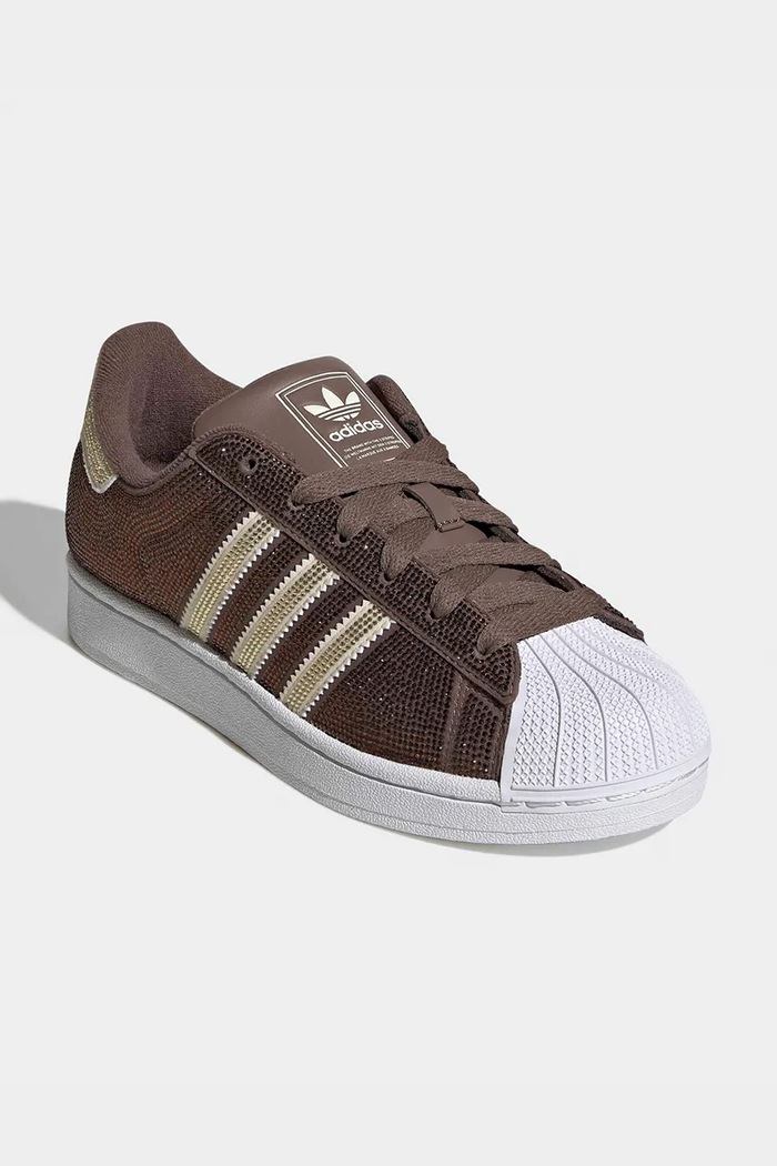 adidas Originals Superstar II sneakersy damskie zamszowe KK0926 brązowy AW26