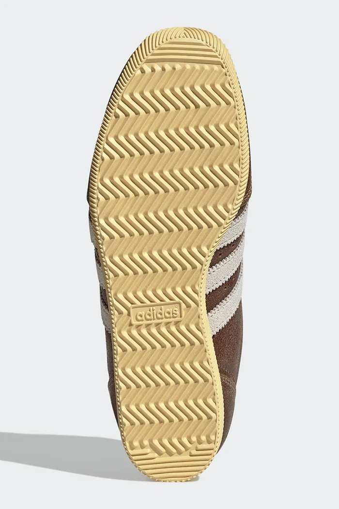 Japan sneakersy damskie skórzane adidas Originals brązowy KJ4923