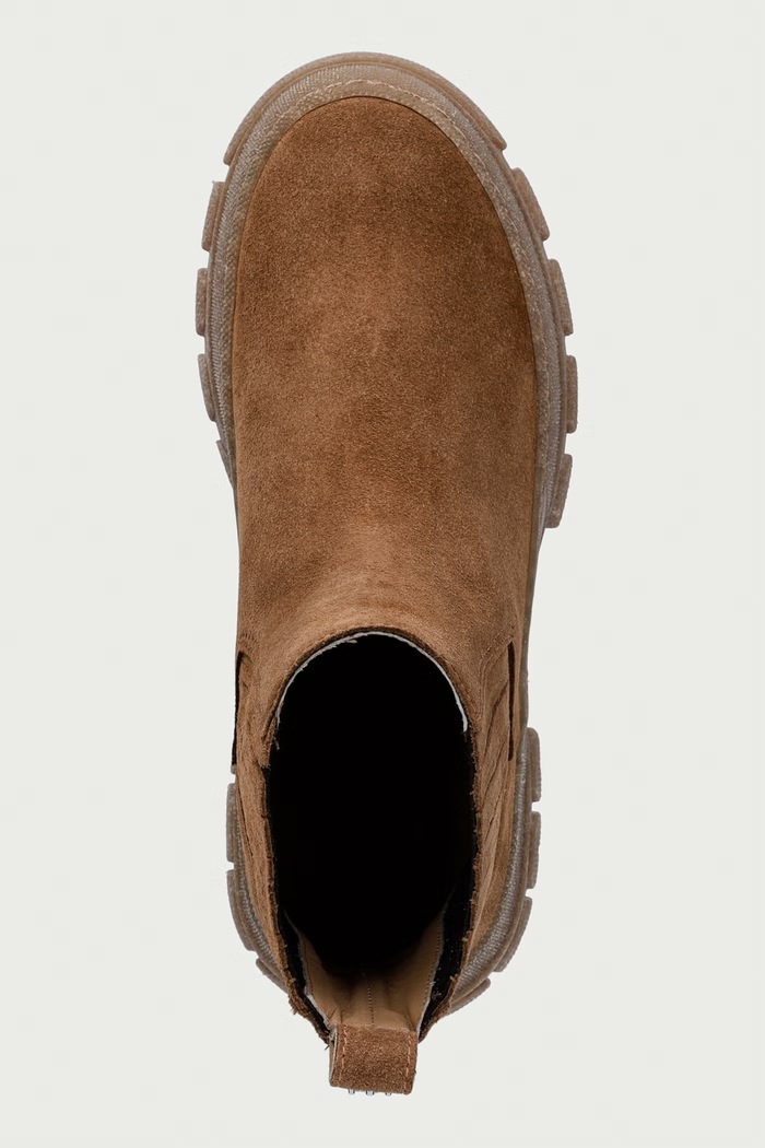 Weekend Max Mara sztyblety damskie zamszowe brązowy 2625796075600.CAMEL
