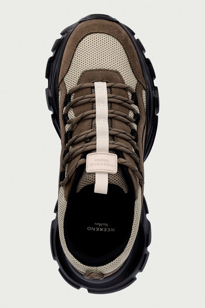 Weekend Max Mara sneakersy damskie zielony 2625766015600.KAKI
