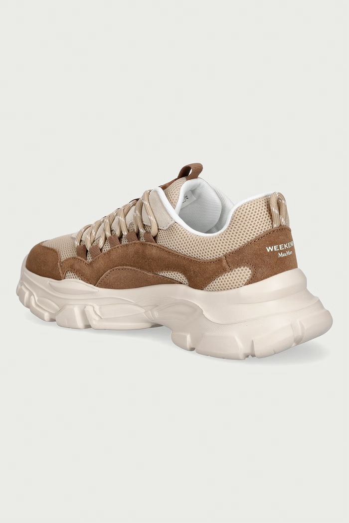 Obuwie Weekend Max Mara sneakersy damskie 2625766015600.BEIGE beżowy