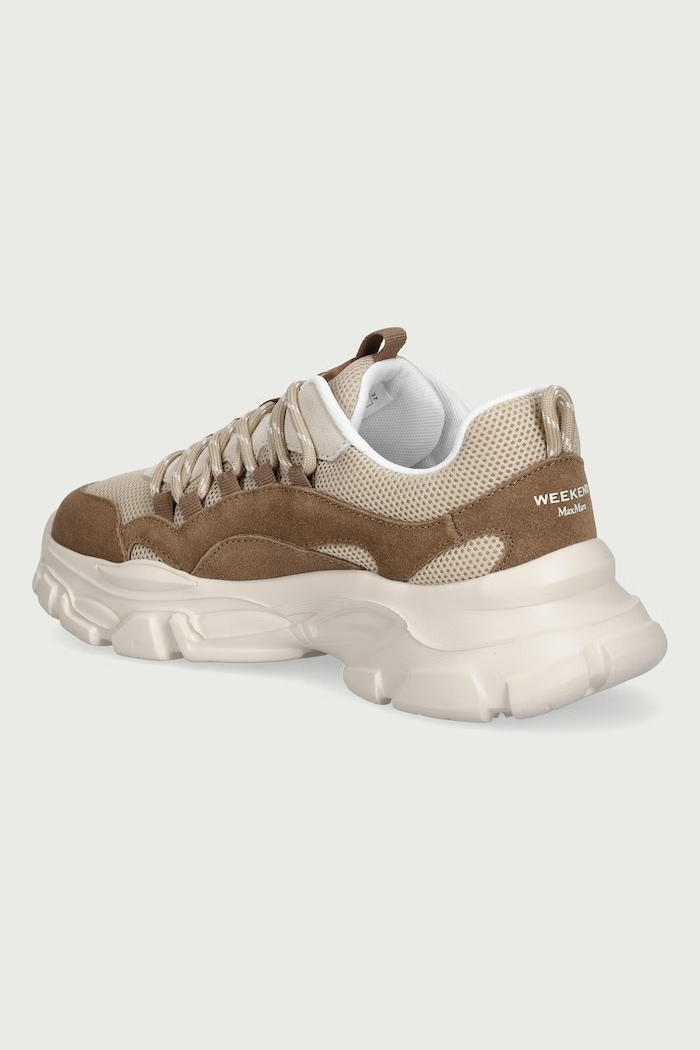 Obuwie Weekend Max Mara Sneakersy damskie 2625766015600.BEIGE beżowy
