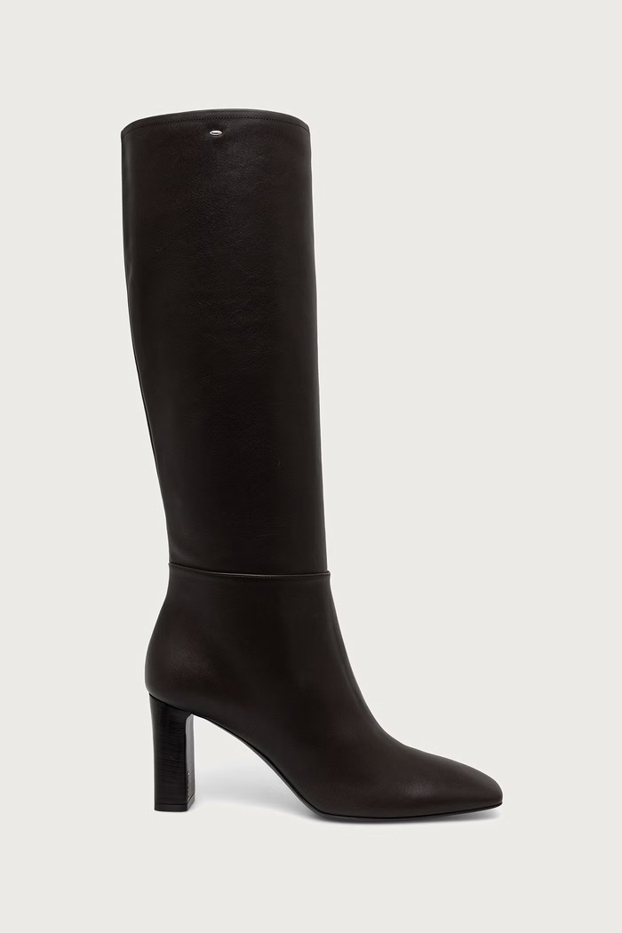 Max Mara Kozaki damskie skórzane 2624796112600 brązowy AW26