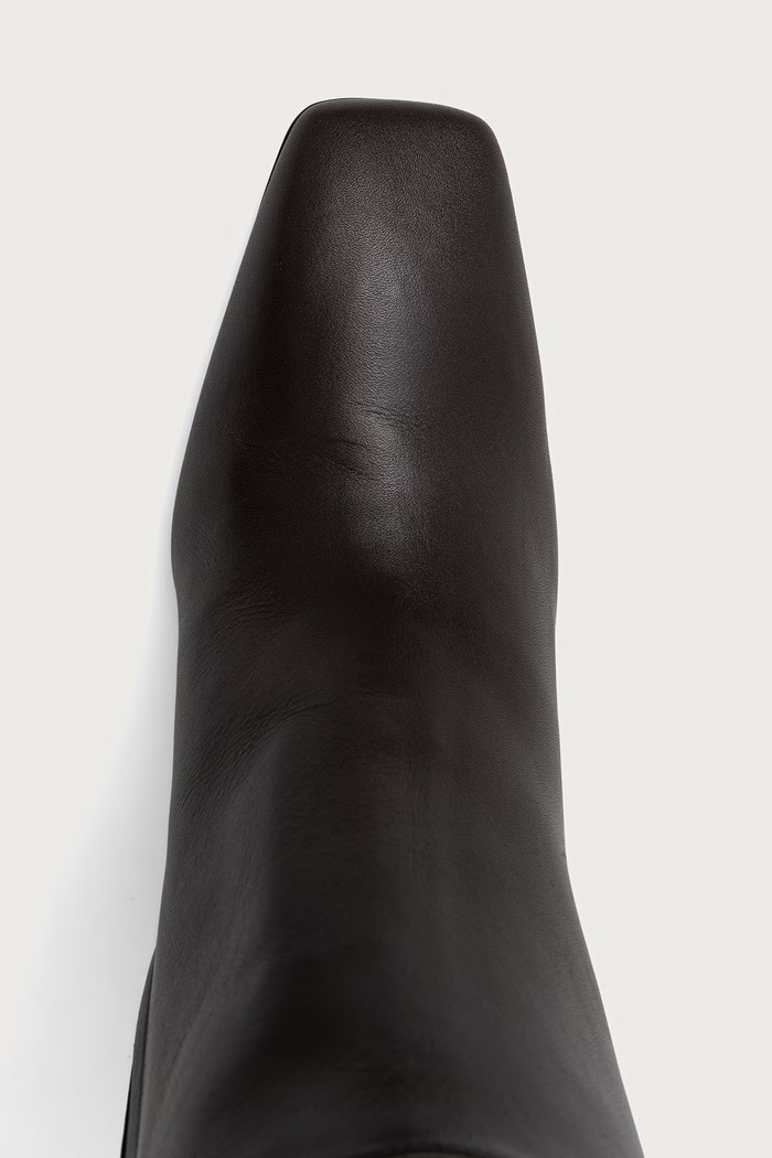 Kozaki damskie skórzane Max Mara 2624796112600 brązowy