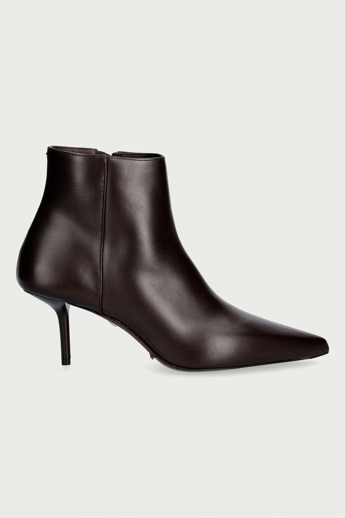 Max Mara Gležnjače za žene od kože 2624796032600 smeđa AW26