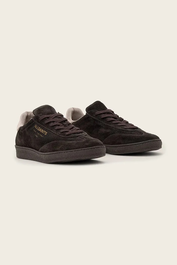 AllSaints Thelma Suede Sneaker sneakers dámske semišové W045FA hnedá AW26