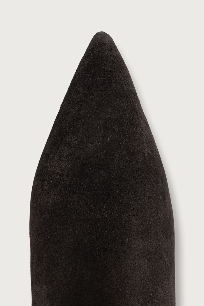 Škornji ženski semišasti Ortega Suede Boot AllSaints W034FF.BRN rjava