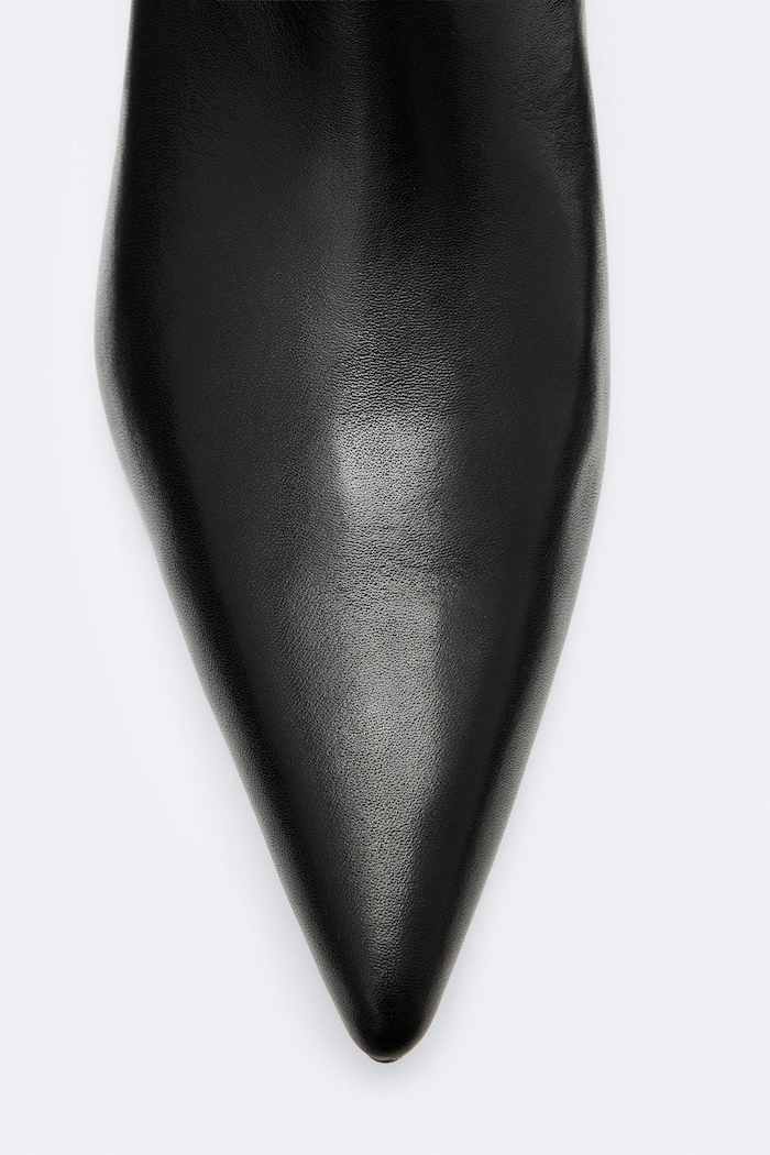 Kozaki damskie skórzane Ortega Boot AllSaints W033FF czarny
