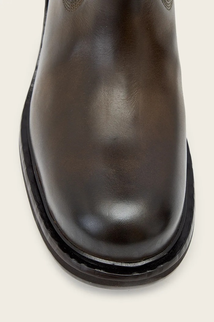 Členkové čižmy dámske kožené Morris Pull On Boot AllSaints hnedá W060FF