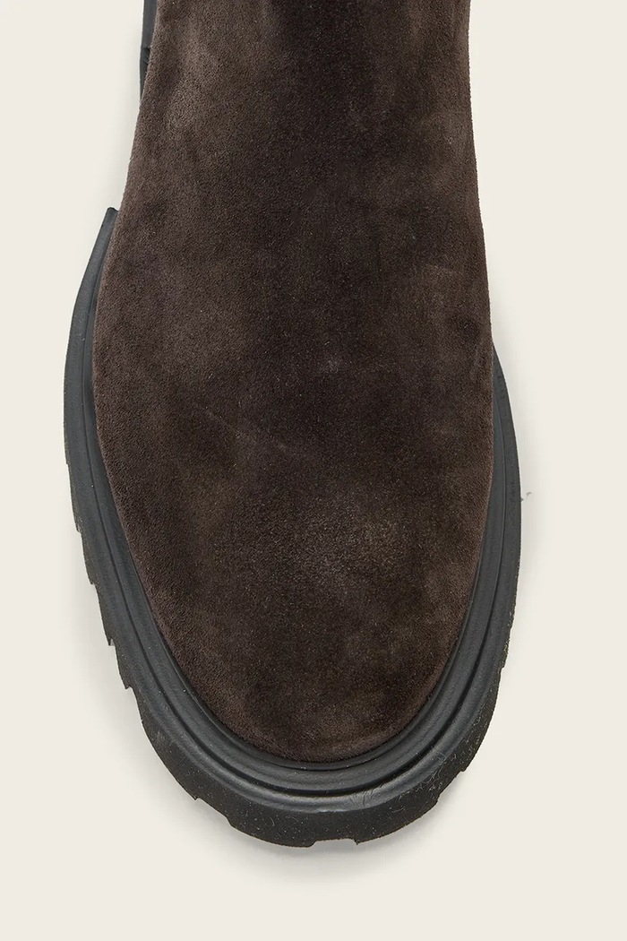 Čižmy dámske semišové Maeve Suede Boot AllSaints hnedá W006FF