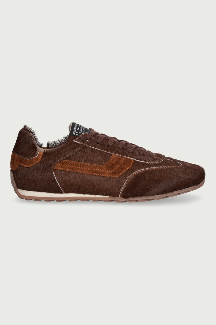 AllSaints Liam Hex Sneaker tenisice za žene od kože W073FF.BRN smeđa AW26