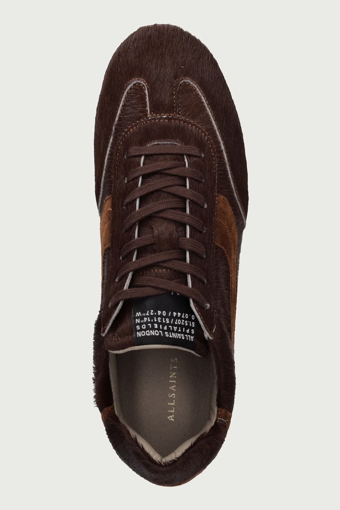 Liam Hex Sneaker tenisice za žene od kože AllSaints W073FF.BRN smeđa