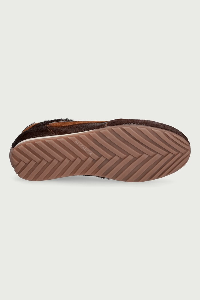 Liam Hex Sneaker sneakersy damskie skórzane AllSaints brązowy W073FF