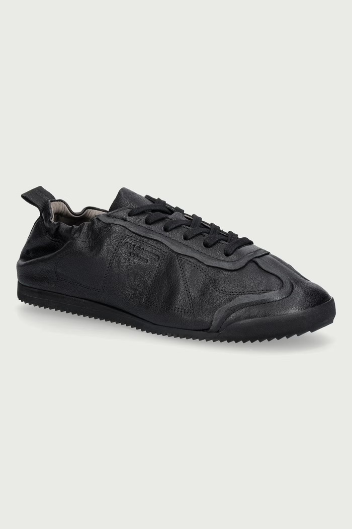 AllSaints Kenny Skive Runner sneakersy damskie skórzane czarny W078FF