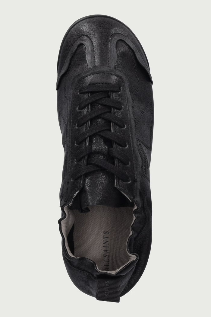 Kenny Skive Runner sneakersy damskie skórzane AllSaints W078FF czarny