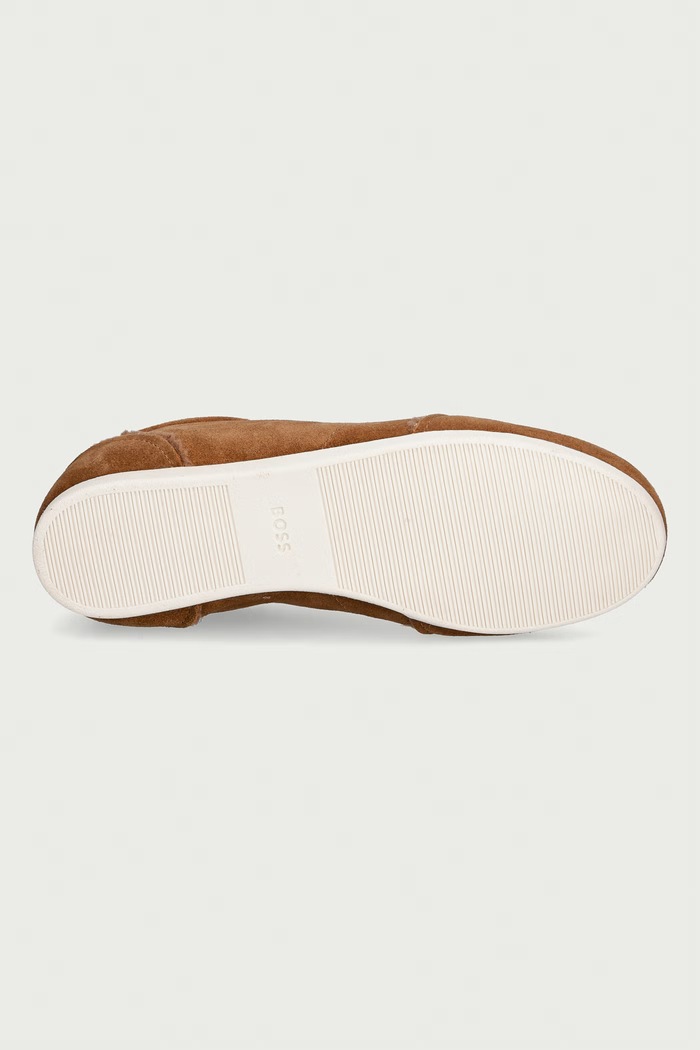 Solenne sneakers γυναικεία σουέτ BOSS μπεζ 50579059.263