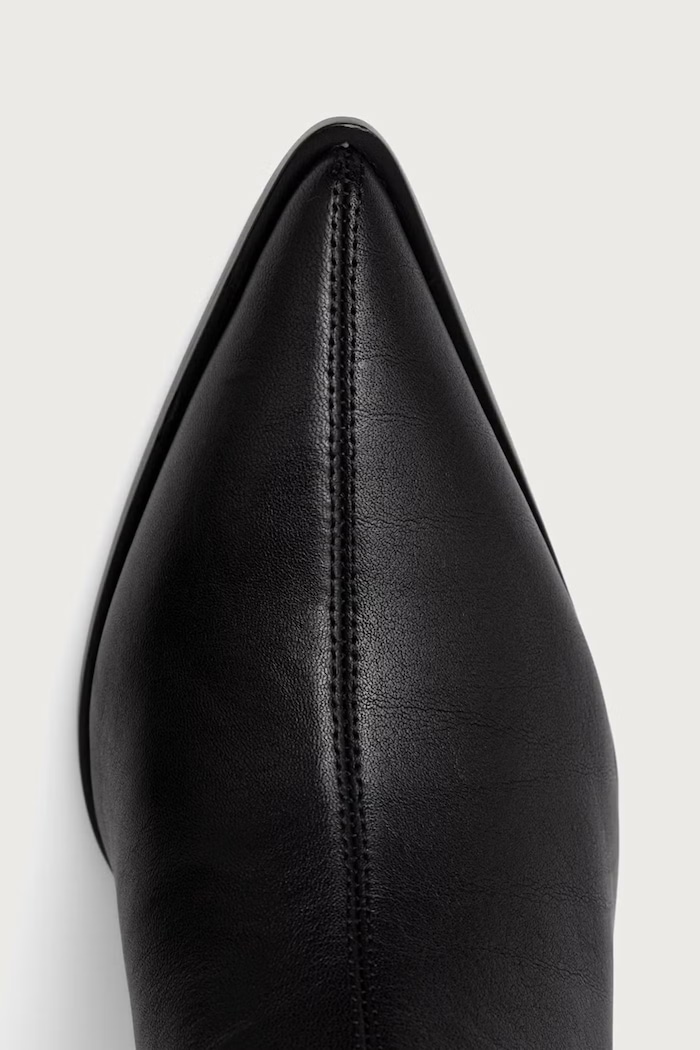 Stivali su una spilla da donna in pelle Miah BOSS Orange 50573044.001 nero