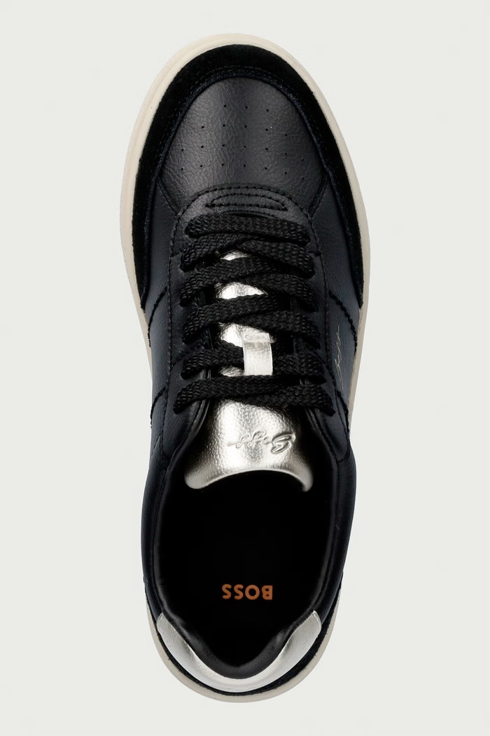 Everlynn кросівки жіночі шкіряні BOSS Orange 50573850.001 чорний