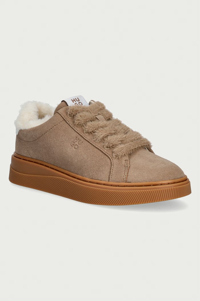 HUGO Lyzz sneakers γυναικεία σουέτ καφέ 50573931.912