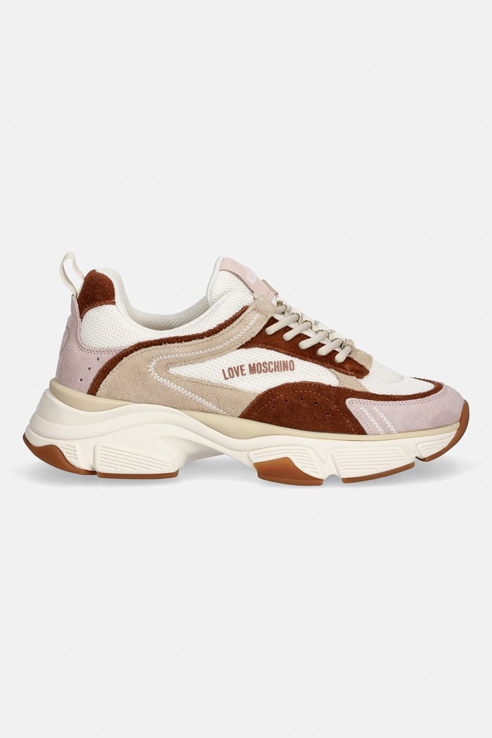 Love Moschino sneakersy damskie JA15426G1PIQN11B beżowy AW26
