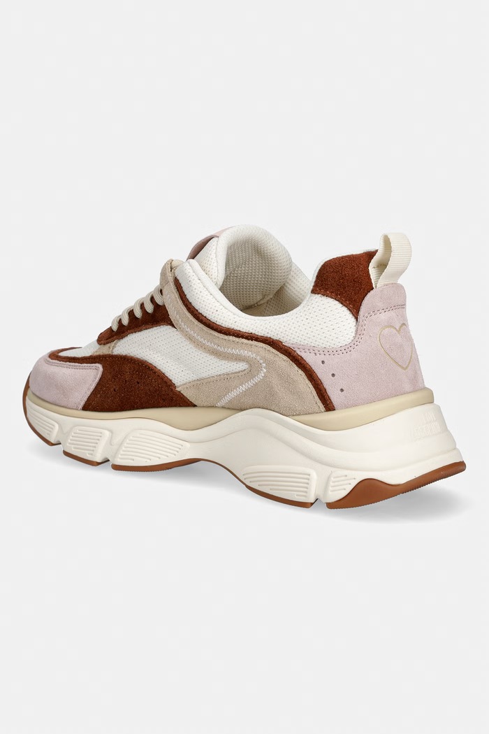 Obuwie Love Moschino sneakersy damskie JA15426G1PIQN11B beżowy