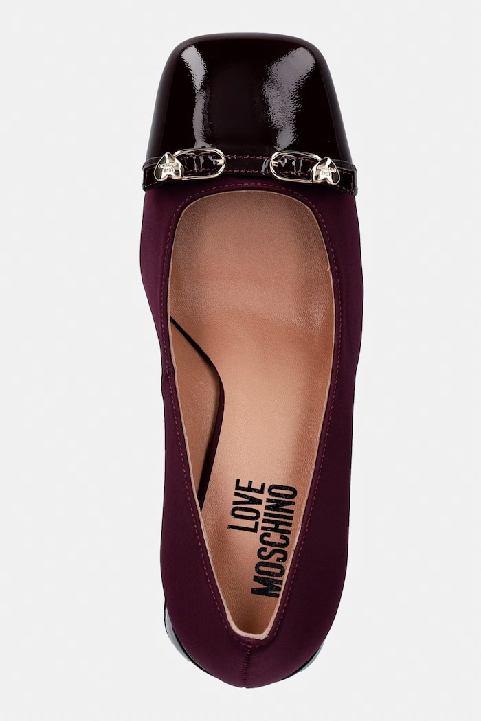 Love Moschino czółenka bordowy JA10319G1PIM255A