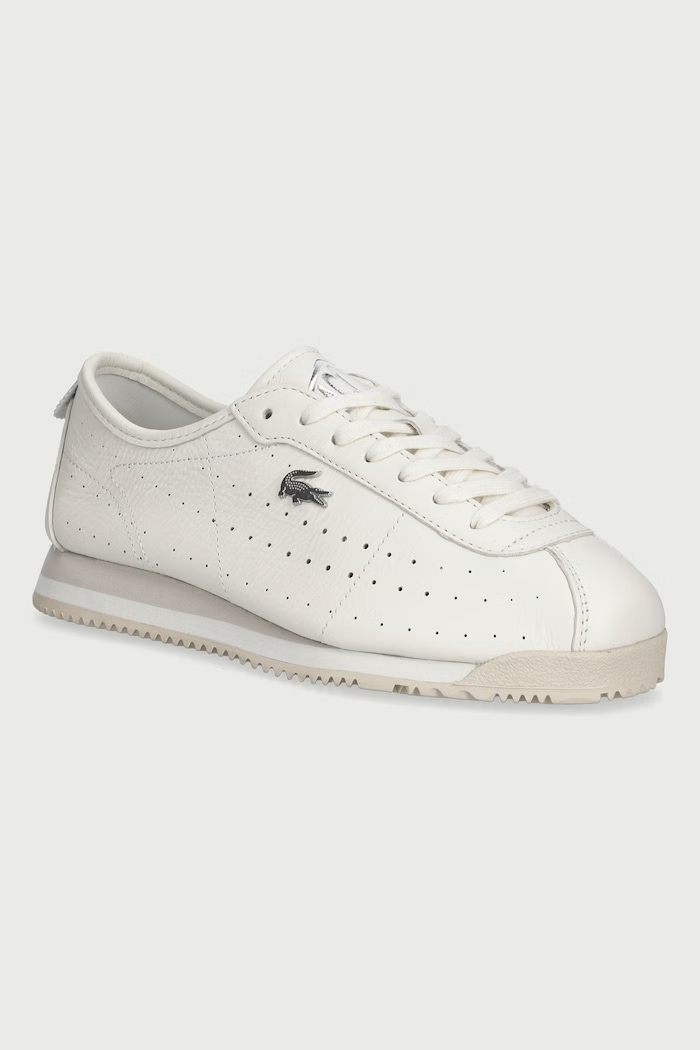 Lacoste CLUB-LOW sneakersy damskie skórzane beżowy 52SFA0025.40F