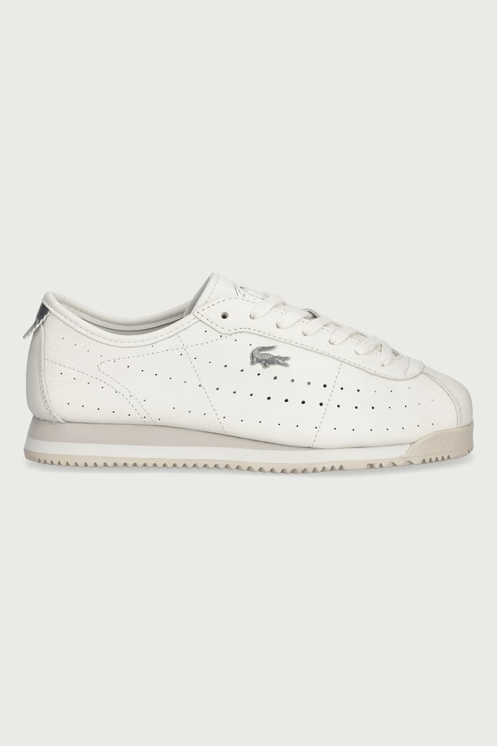 Lacoste CLUB-LOW sneakersy damskie skórzane 52SFA0025.40F beżowy AW26