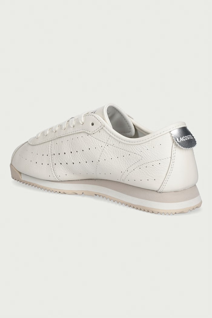 Obuwie Lacoste CLUB-LOW sneakersy damskie skórzane 52SFA0025.40F beżowy