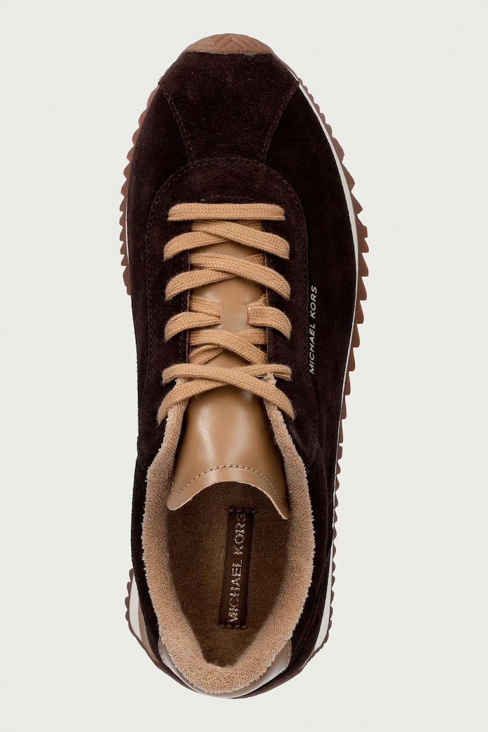 Rhodes Trainer sneakers γυναικεία σουέτ MICHAEL Michael Kors 43F5RHFS1S.240 καφέ