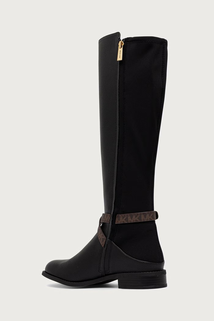 Παπούτσια MICHAEL Michael Kors Μπότες Γυναικεία Rachel Flat Boot 40F6RCFB6L.007 μαύρο