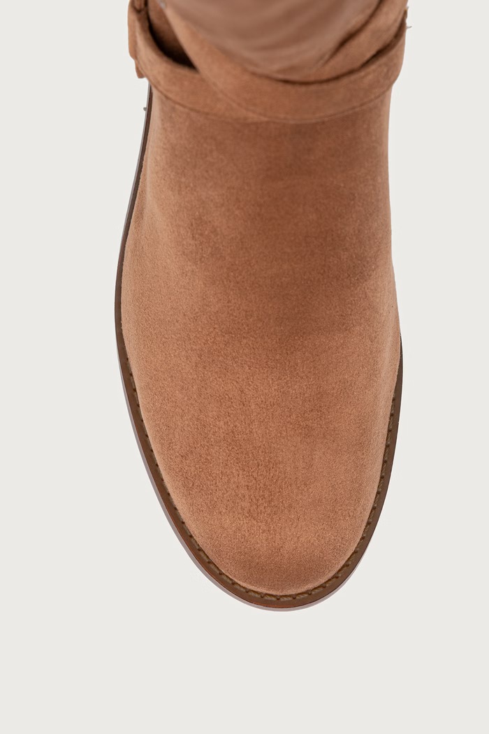 Μπότες Γυναικεία Rachel Flat Boot MICHAEL Michael Kors καφέ 40F6RCFB5S.230