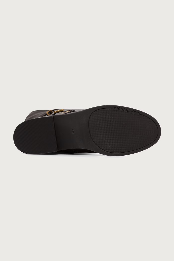 Μπότες με ίσιο τακούνι Γυναικείες Rachel Flat Boot MICHAEL Michael Kors καφέ 40F6RCFB5L.251
