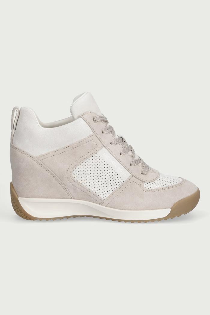 MICHAEL Michael Kors Nikko S2 Wedge Trainer sneakersy damskie 43F6NKFS2S.172 beżowy AW26