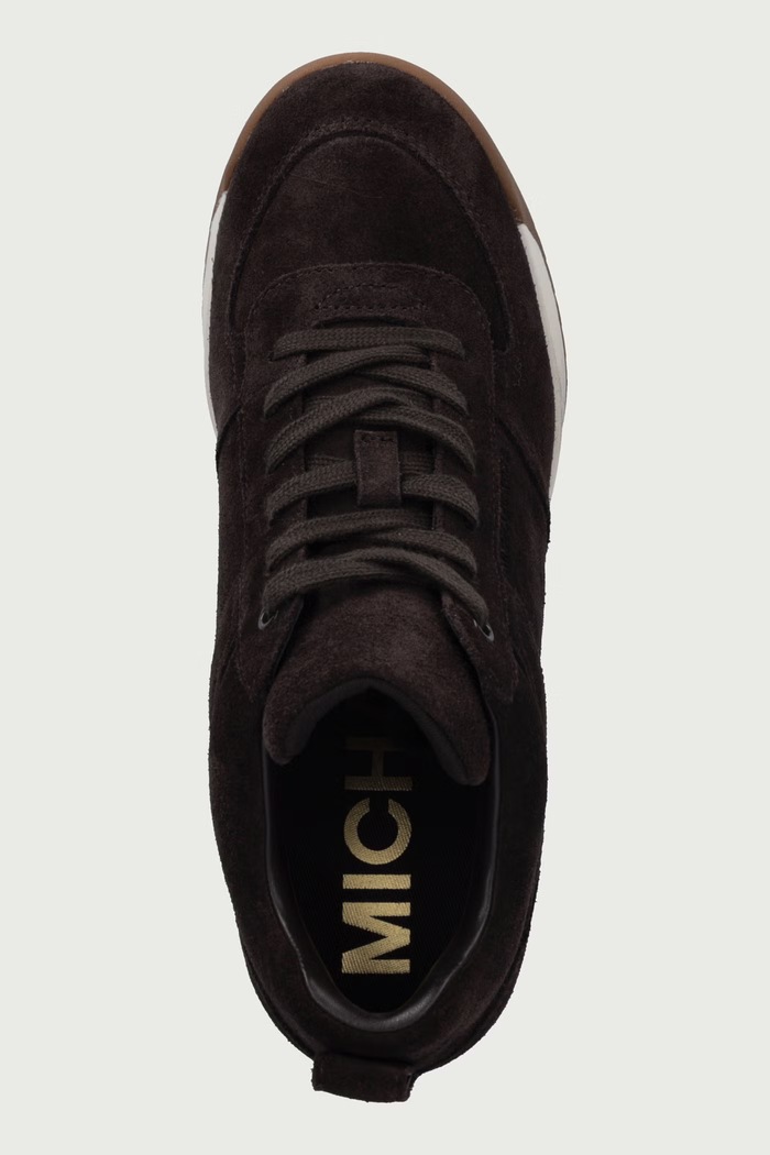 Nikko S2 Wedge Trainer sneakers γυναικεία σουέτ MICHAEL Michael Kors 43F6NKFS1S.251 καφέ