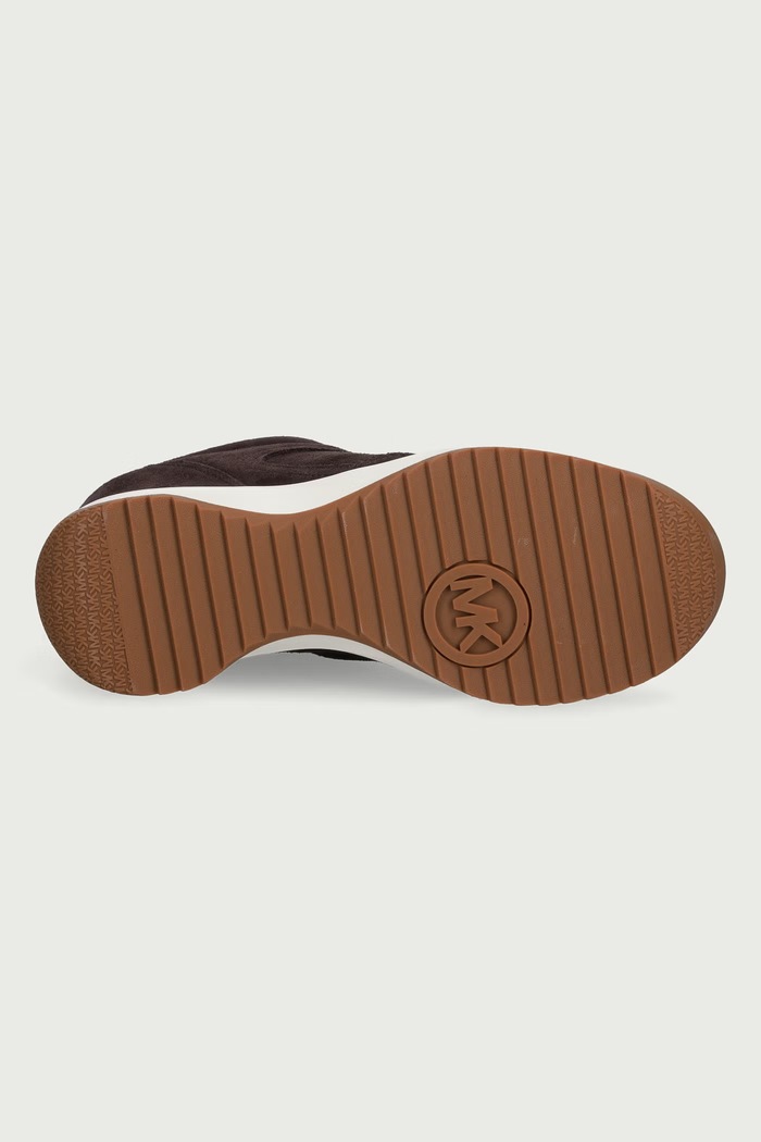 Nikko S2 Wedge Trainer sneakers γυναικεία σουέτ MICHAEL Michael Kors καφέ 43F6NKFS1S.251