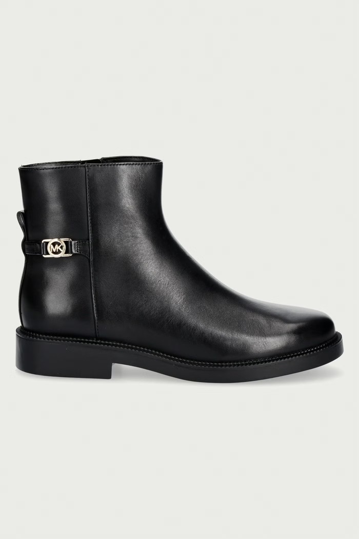 MICHAEL Michael Kors Μποτάκια Γυναικεία δερμάτινα Mandy Bootie 40F5MAME5L.001 μαύρο AW26