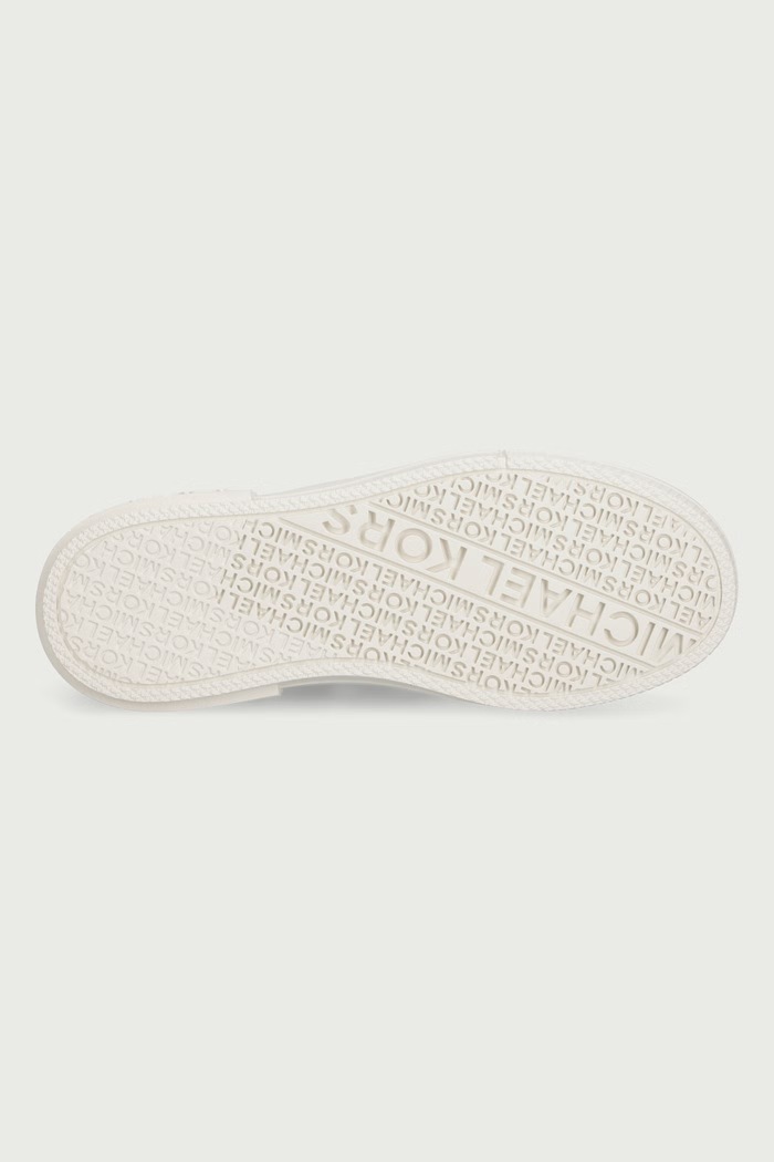 Lindsey Lace Up sneakers γυναικεία δερμάτινα MICHAEL Michael Kors μπεζ 43F6LDFS1H.284
