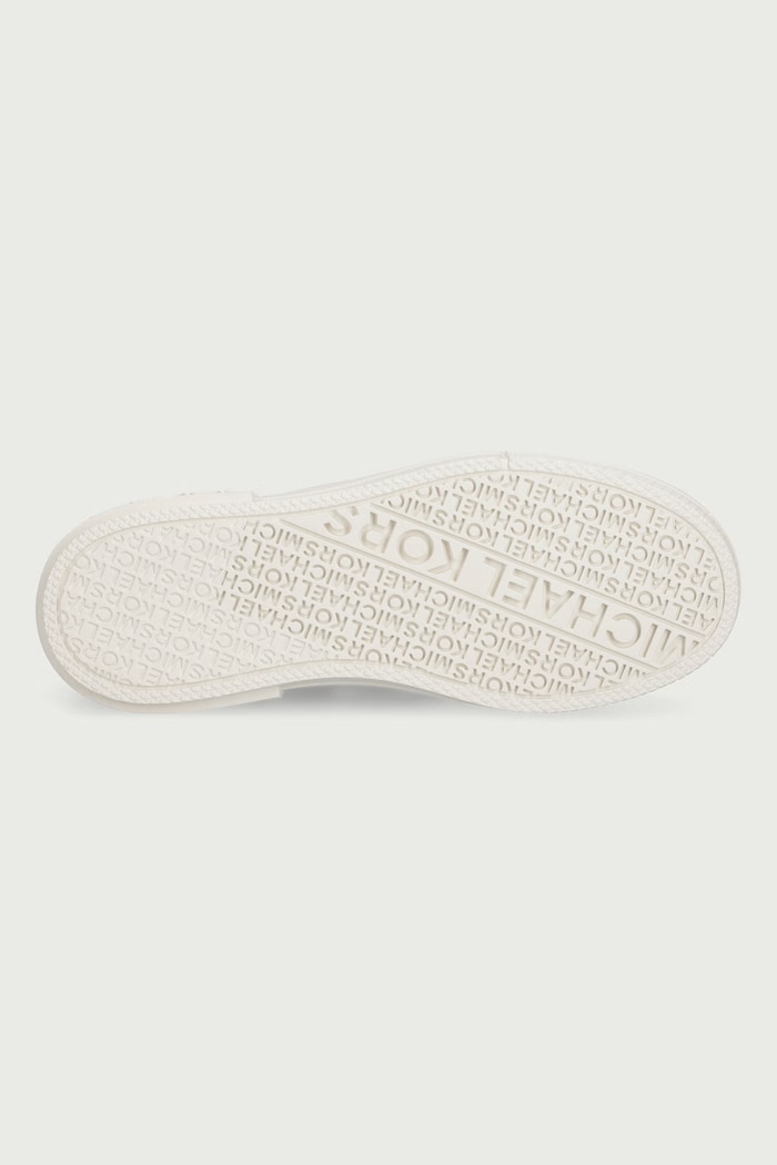 Lindsey Lace Up sneakers γυναικεία δερμάτινα MICHAEL Michael Kors μπεζ 43F6LDFS1H.284