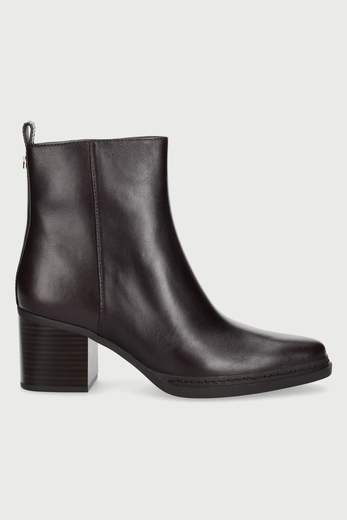 MICHAEL Michael Kors Боти дамски от кожа Lex Bootie 40F5LXME5L.251 кафяв AW26