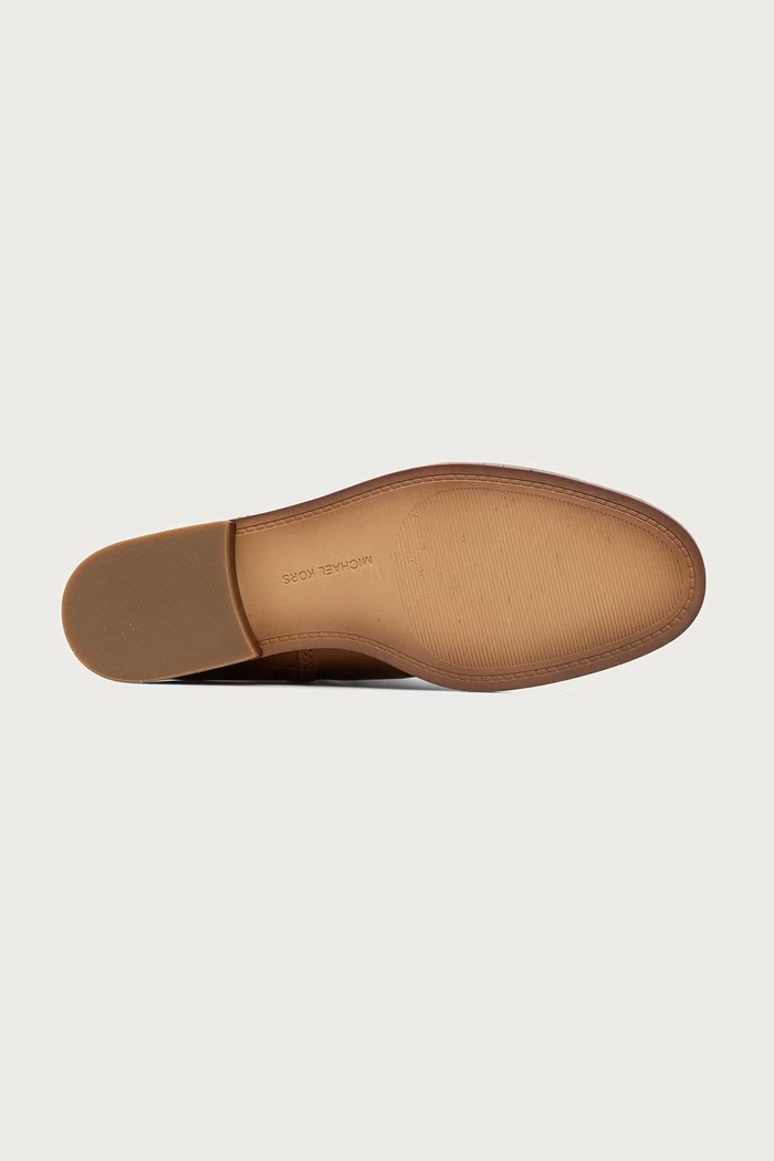 Μπότες Γυναικείες δερμάτινες Kimmee Flat Boot MICHAEL Michael Kors 40F6KMFB5L.230 καφέ