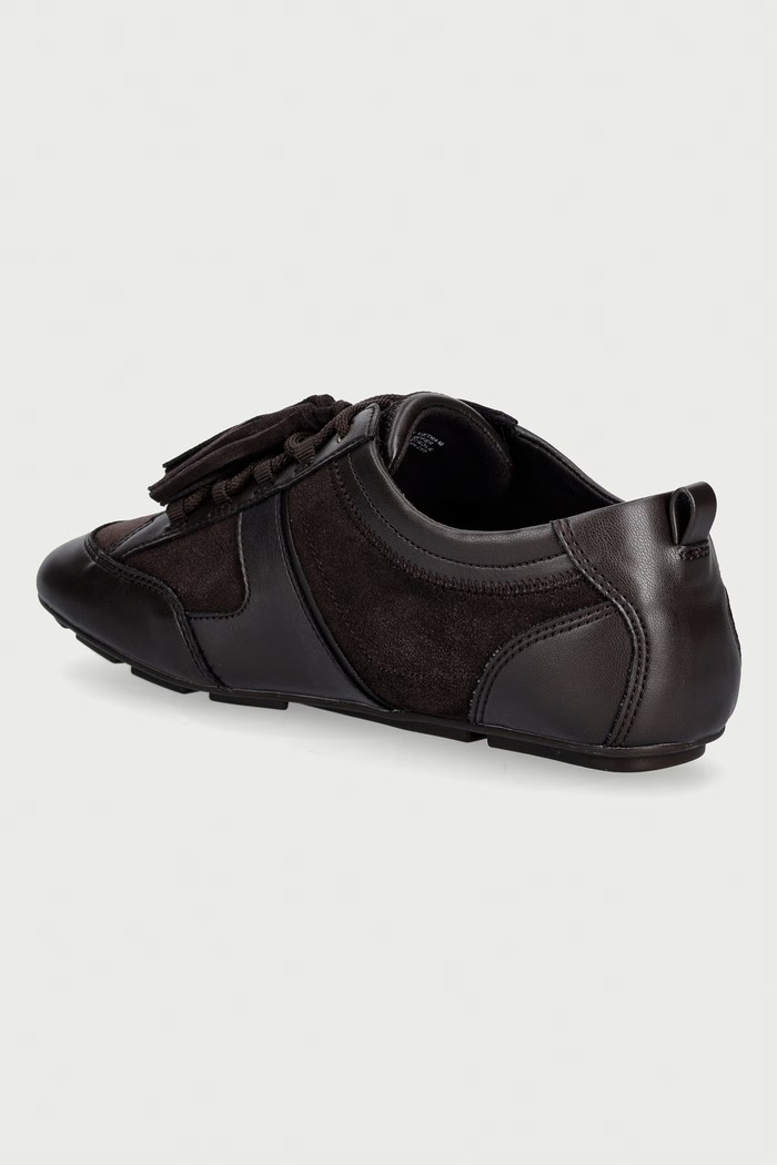 Παπούτσια MICHAEL Michael Kors Keely Trainer sneakers γυναικεία δερμάτινα 43F6KLFS2S.251 καφέ