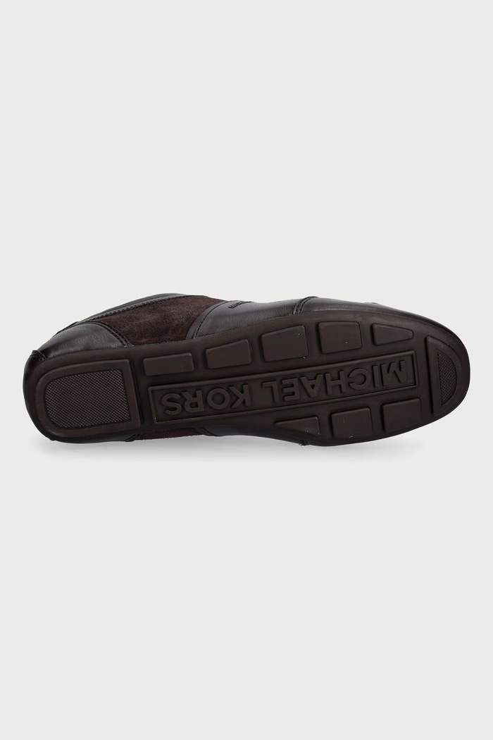 MICHAEL Michael Kors Keely Trainer sneakers γυναικεία δερμάτινα 43F6KLFS2S.251 καφέ
