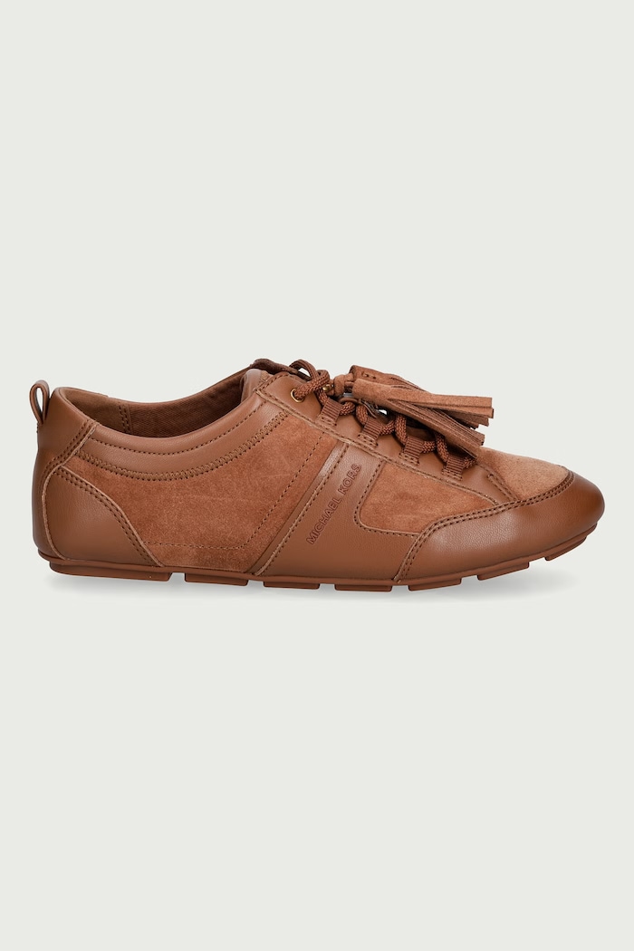 MICHAEL Michael Kors Keely Trainer sneakers boty dámské kožené 43F6KLFS2S.230 hnědá AW26