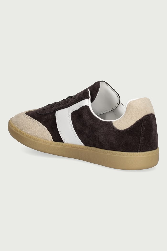 Obuća MICHAEL Michael Kors Jovie Lace Up tenisice za žene 43T6JVFS1S.251 smeđa
