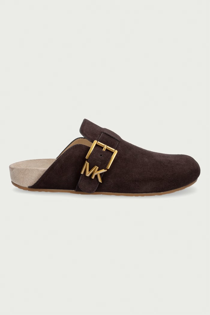 MICHAEL Michael Kors Σαγιονάρες Γυναικείες σουέτ Greer Mule 40F6GRFP1S.251 καφέ AW26
