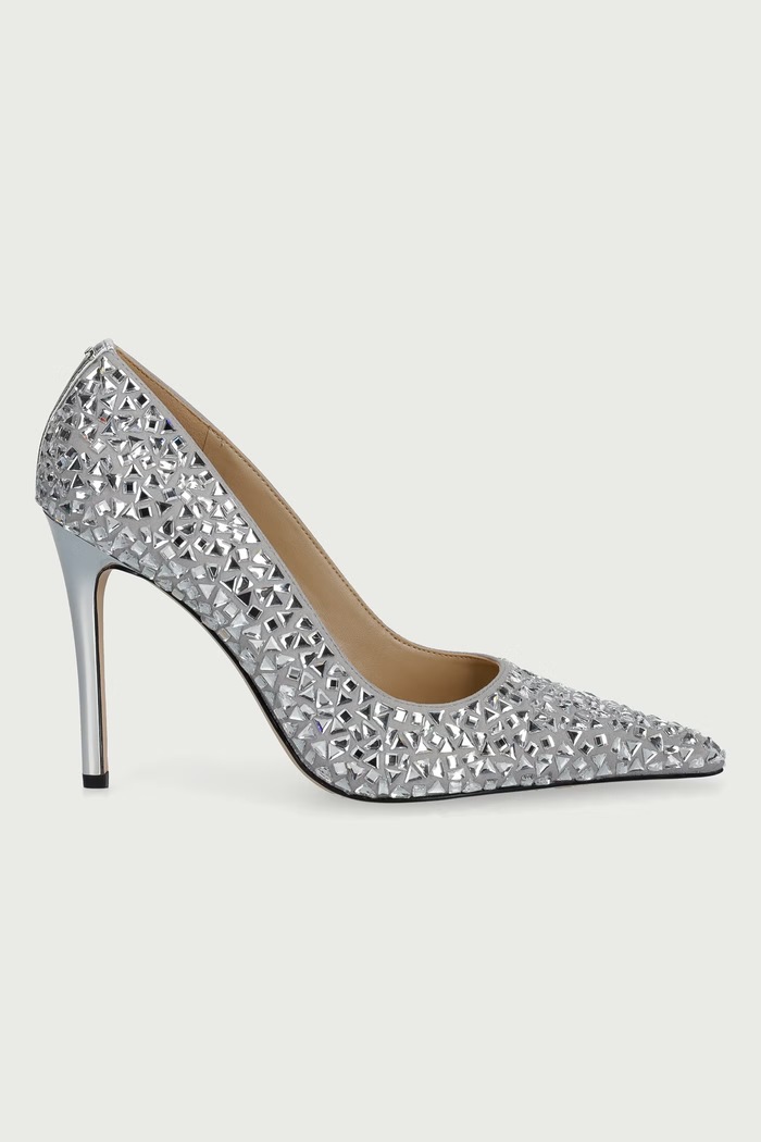 MICHAEL Michael Kors Štikle Elyse High Pump 40F6EYHP1S.040 srebrna AW26