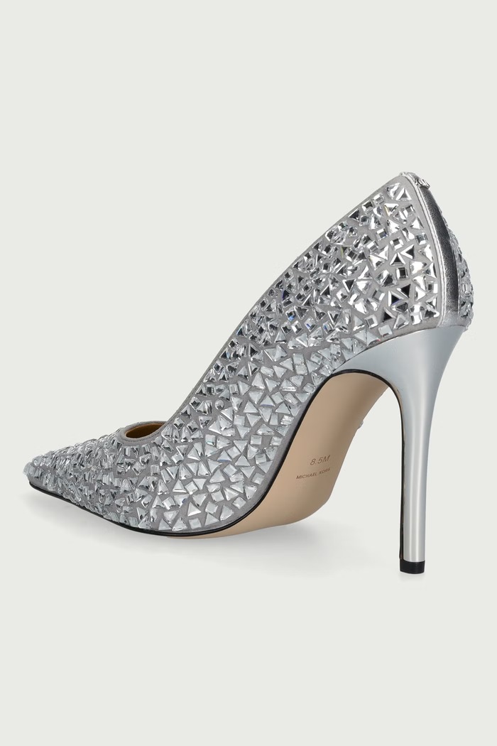Obuća MICHAEL Michael Kors Štikle Elyse High Pump 40F6EYHP1S.040 srebrna