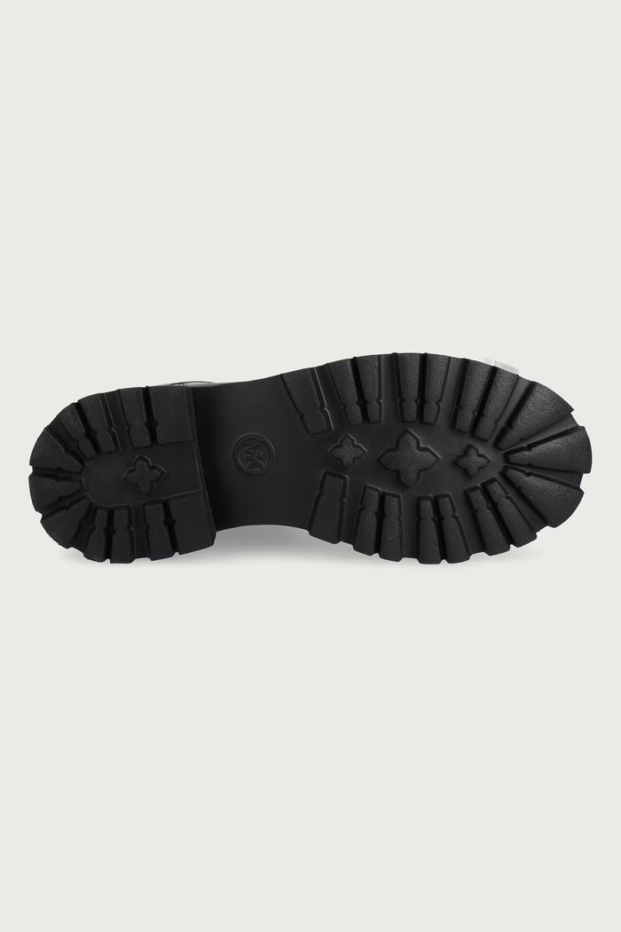 Workers sulla banchina da donna in pelle Caleb Lug Bootie MICHAEL Michael Kors nero 40F6CBFE5L.001